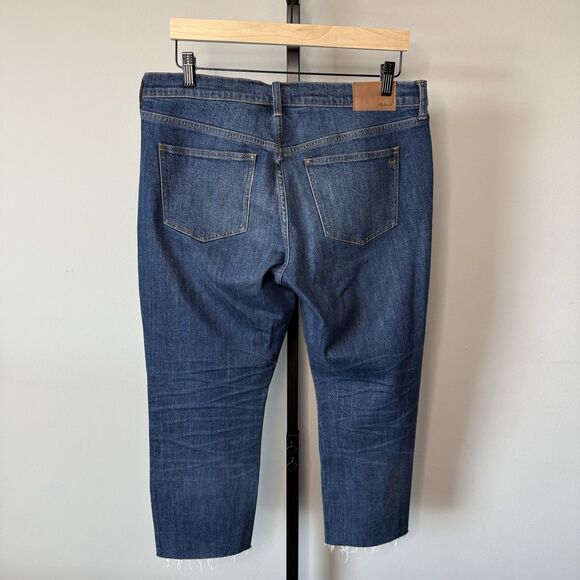 Madewell The Slim Boyjean Dark Wash Mid Rise Jeans Size 27 - Picture 5 of 9